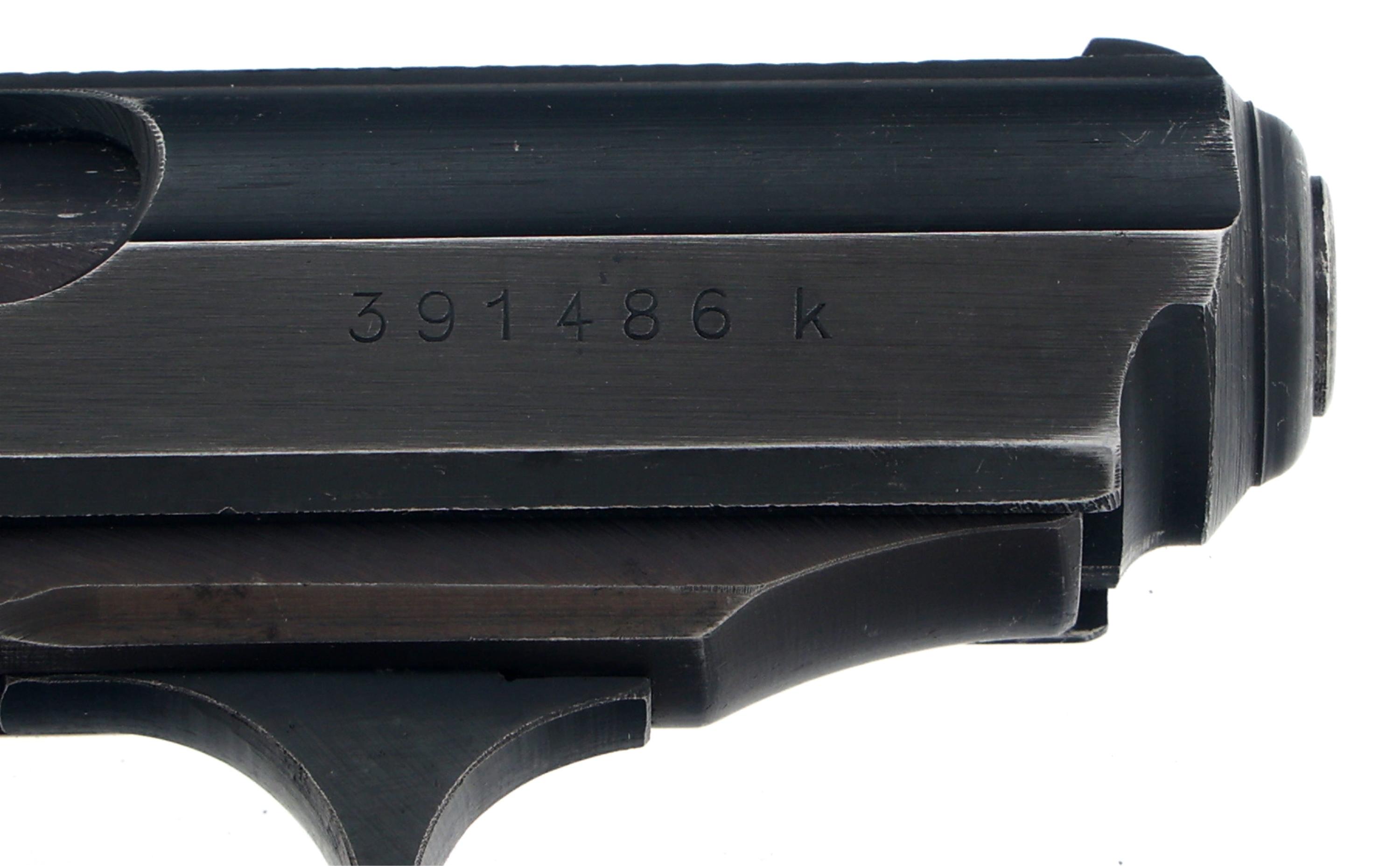WALTHER MODEL PPK 7.65mm CALIBER SEMI AUTO PISTOL