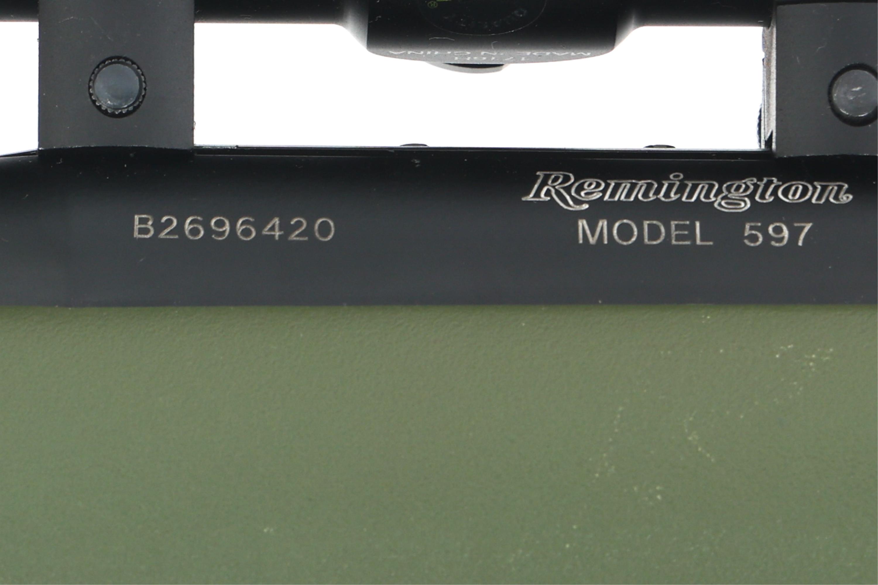 REMINGTON MODEL 597 .22 LR CALIBER RIFLE