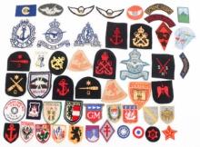 WWII - COLD WAR WORLD MILITARY & SOUVENIR PATCHES