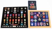 US ARMY COLONEL GENE SHERRON MEDALS & PATCHES