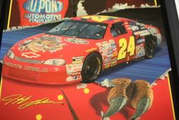 Jeff Gordon Jurassic Park The Ride Clock, Battery Operated, Limited Edition, Jebco, 772/5000