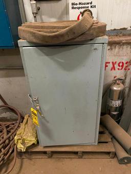 Flammable Liquid Storage Cabinet, 34" W x 34" D x 65" T, File Cabinet, Kennedy Toolbox, (4) Westward