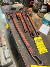 (4) Pipe Wrenches 30"