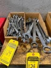 (2) Boxes of Assorted Combination Wrenches, up to 1-1/4"