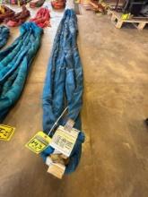 (4x) West Equipment Polyester Round Slings, 42,400-LB. Capacity Basket