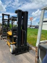 2011 Yale 6,500 LB. Capacity Electric Forklift, Model ERC065, S/N A968N03598J, 36 V, 4-Stage Mast,