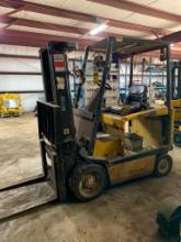 2007 Yale 6,000 LB. Capacity Electric Forklift, Model ERC060, S/N A908N06886E, 36 V, 3-Stage Mast,