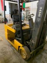 Yale 4,000 LB. Capacity Electric Forklift, Model ERP040, S/N E807N01889X, 36 V, 3-Stage Mast, 189"