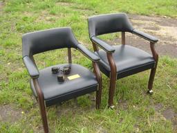 Blue Arm/Guest Chairs 2x$