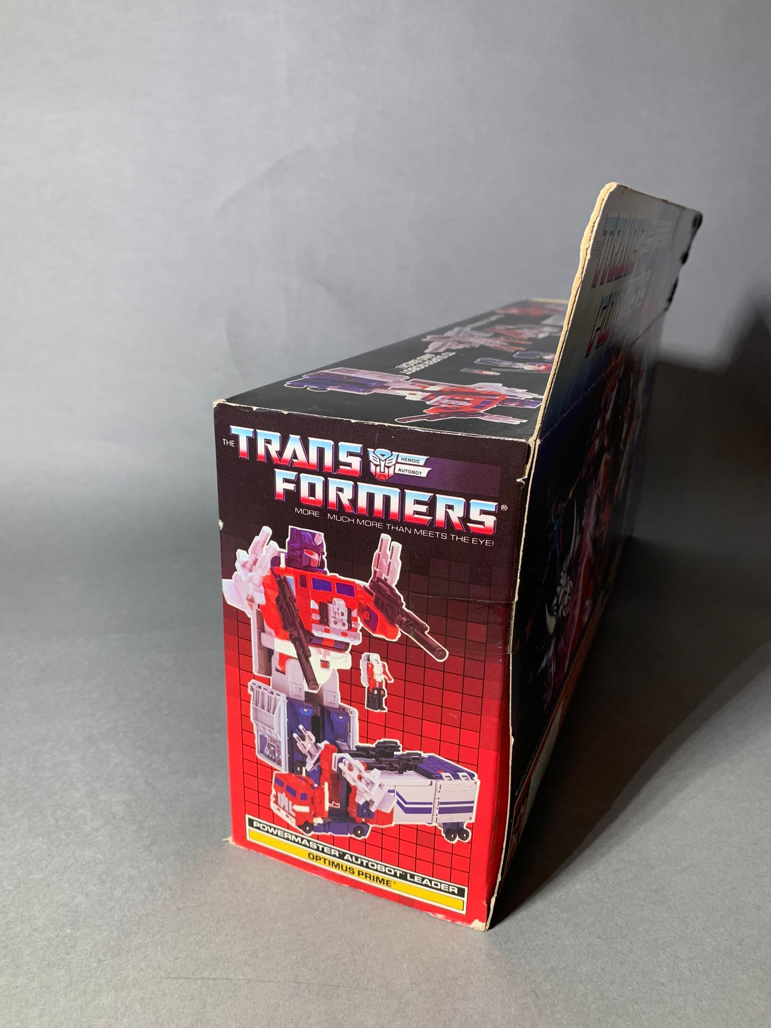 Factory Sealed 1987 Hasbro Transformer Powermaster Optimus Prime