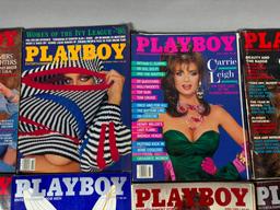 Group Lot of Vintage Playboy Magazines