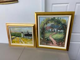 Group of Four Framed Paintings