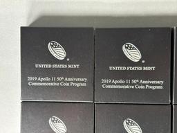Group Lot of 11 US Mint Silver Proof/Uncirc Dollar Coins