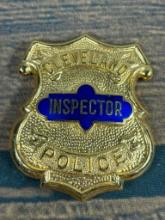Rare Cleveland, Ohio Inspector Police Badge Obsolete