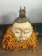 Yake or Suku Hema African Tribal Mask