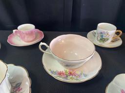 Collection Of Fine China Tea Cups