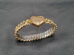 Vintage ladies Co- Star sterling sweetheart bracelet