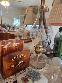 Oil Lamp, Mason Jar Lamp, Jewelery Boxes, Letters Organizer