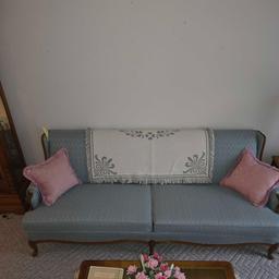 Unique Vintage Sofa & Chair W/ Ottoman