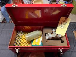 Toolbox with Cleaners and Reloading Accessories
