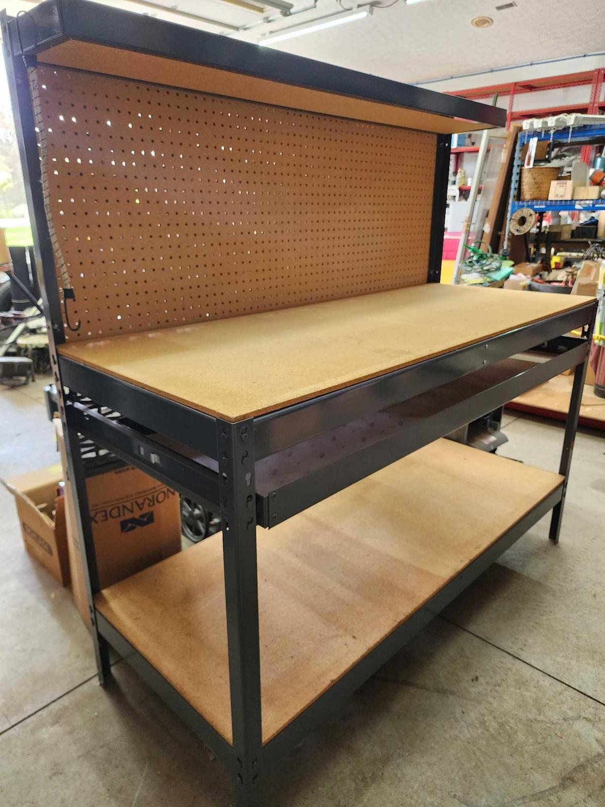 Large tool / workshop bench CONTENTS NOT INCLUDED