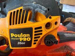 Poulan Pro Chainsaw with hard case
