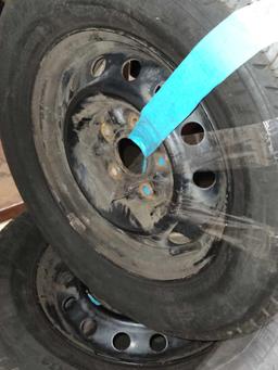 Tires; (4) 195/70R14 on Toyota Camry wheels, 7/32 tread