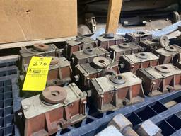 Lot of (15) machinery levelers.