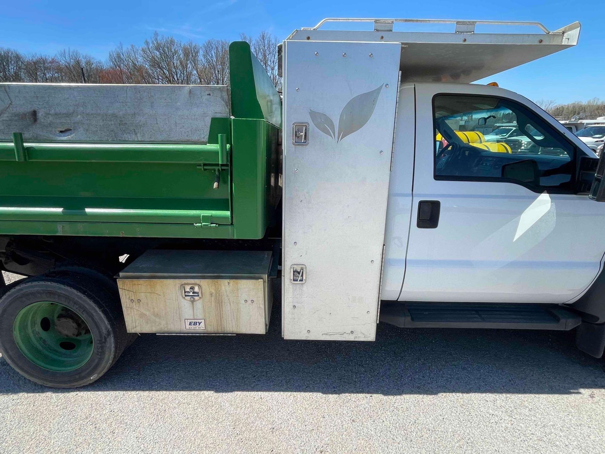 2014 Ford F-550 Dump Truck 4x4 with alum toolbox; 83,278 mi.
