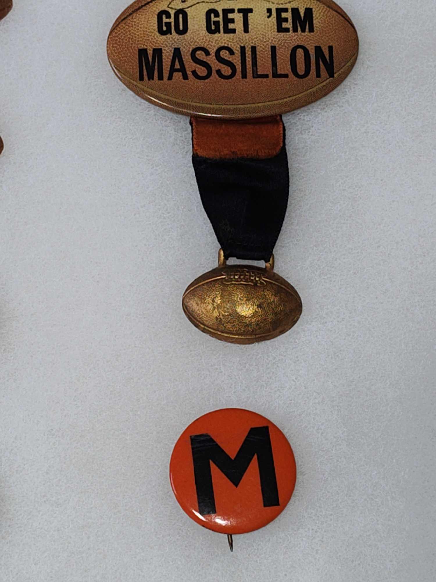 Early Massillon Tigers Football Items Pins