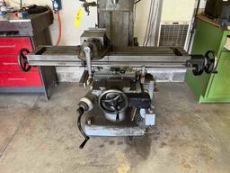 Index Model No. 745 Milling Machine with Doerr 220/440 1hp Electric Motor, Series 1 Model 1300 Phase
