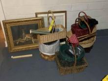 Baskets and Picture Frame