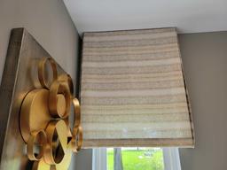 Group of assorted window valance curtains