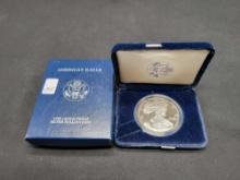 2001 American Eagle Silver Dollar with case