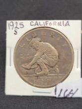 1925 S California commemorative half dollar