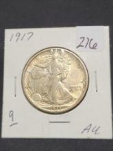 1917 Walking Silver 1/2 Dollar