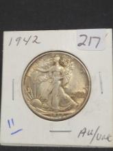 1942 Walking Silver 1/2 Dollar