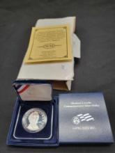 US Mint Abraham Lincoln commemorative silver dollar