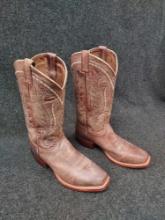 Mens Size 9 Tony Lama Leather Cowboy Boots