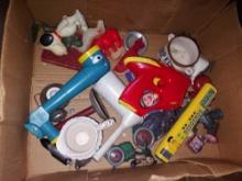 5 Boxes of Assorted Plastic Toys