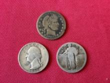 (3) Silver Quarter Dollar Coins