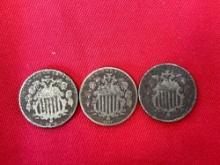(3) Silver Nickels