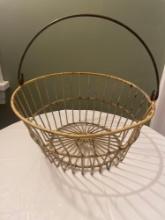 Vintage Wire egg basket