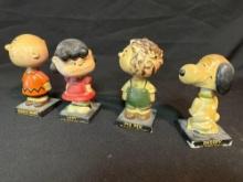 Vintage Peanuts Character Bobble Heads, Nodders, Charlie Brown