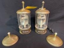 (2) Michelob light up wall sconces