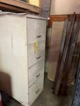 File Cabinet, Steel Supports