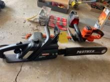 Craftsman Electric Chainsaw and Black & Decker Trimmer