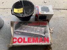 Coleman Two Burner Camp Stove, Small Table Grill, & 12V Portable Stove
