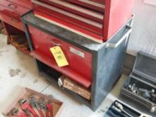 All American Toolbox Cart Base & Remaining Contents
