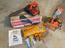 Chicago Electric Chainsaw Sharpener, Grantmaster Electric Chainsaw, & Other Chainsaw Accessories